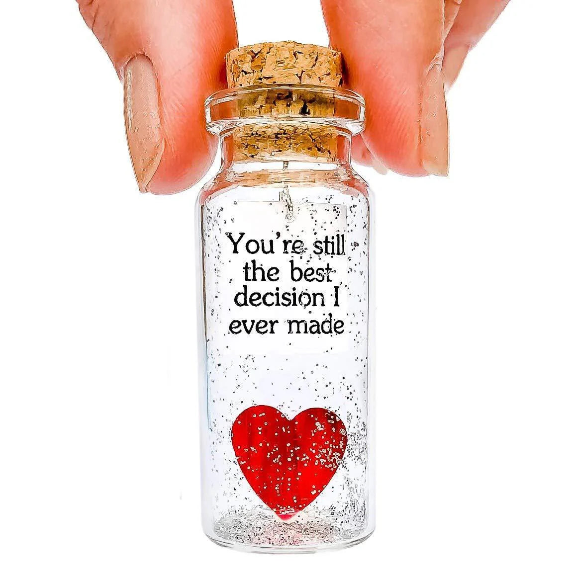 Romantic Present Message in a Tiny Bottle Love Gift for Boyfriend Girlfriend