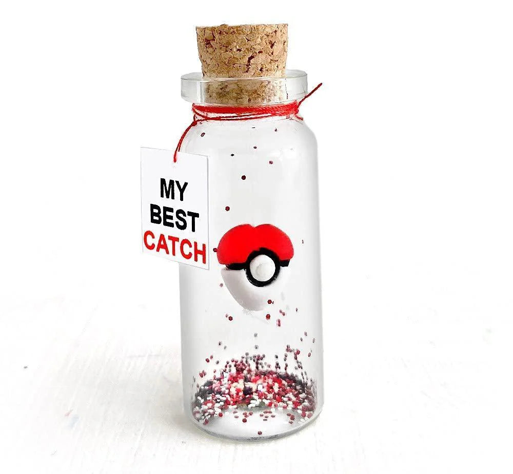 Cute Anniversary Present for Girlfriend or Boyfriend Unique Game Inspired Bottle